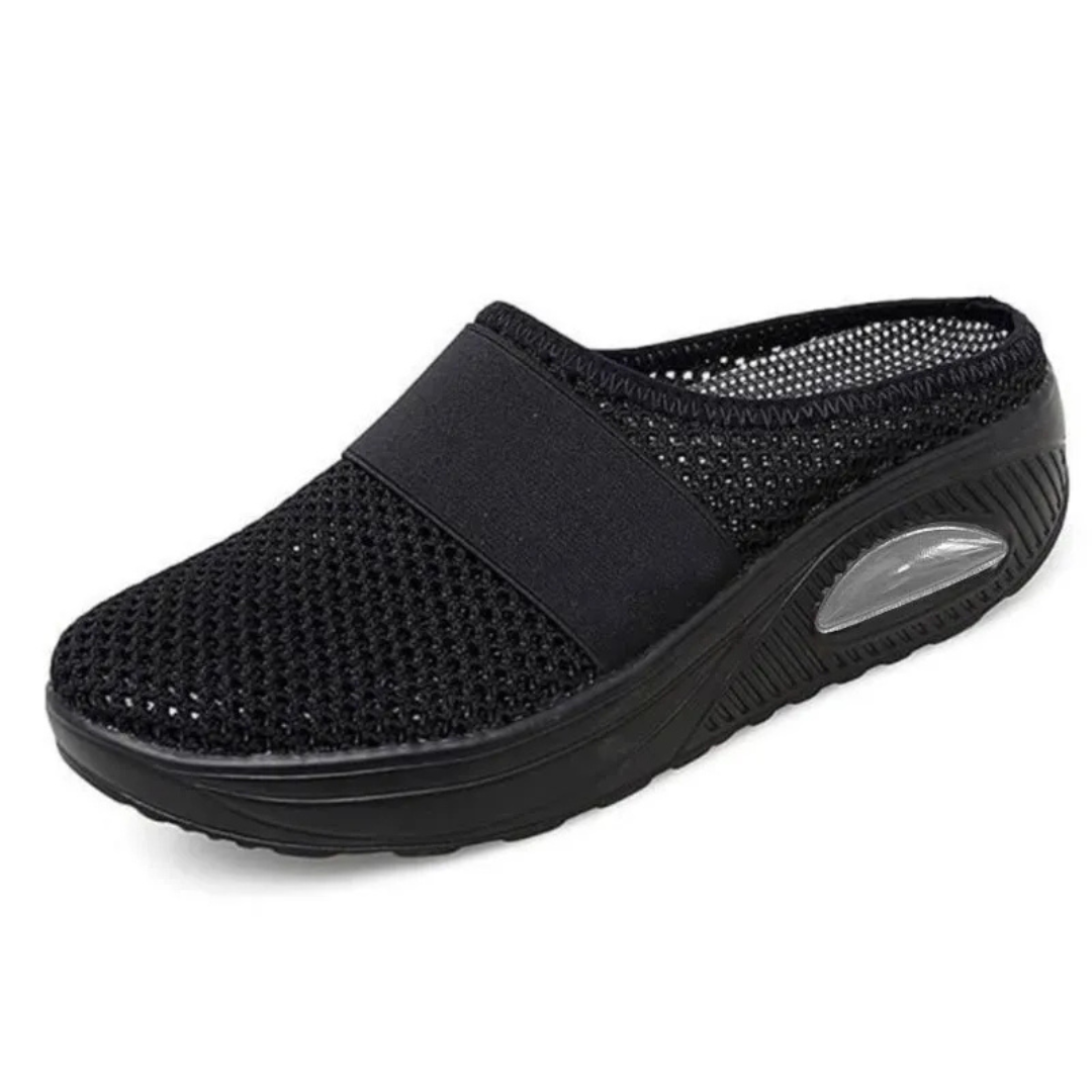 Dam sneakers med mesh & sula med luftkammare
