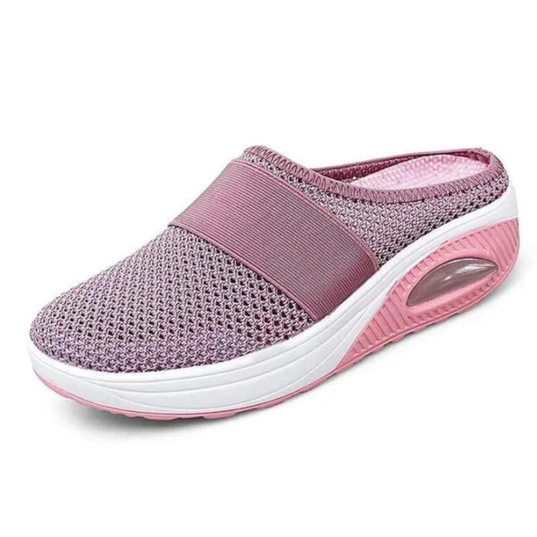 Dam sneakers med mesh & sula med luftkammare