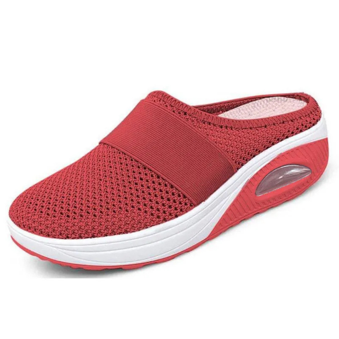 Dam sneakers med mesh & sula med luftkammare