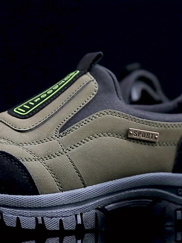 Herrskor för promenad | Slip-on modell med rund tå