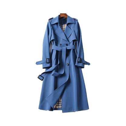 Dam trenchcoat | Klassisk dubbelknäppt utformning