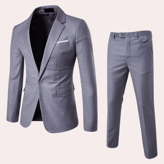 Herr kostymset med blazer & byxor | Smal passform & elegant