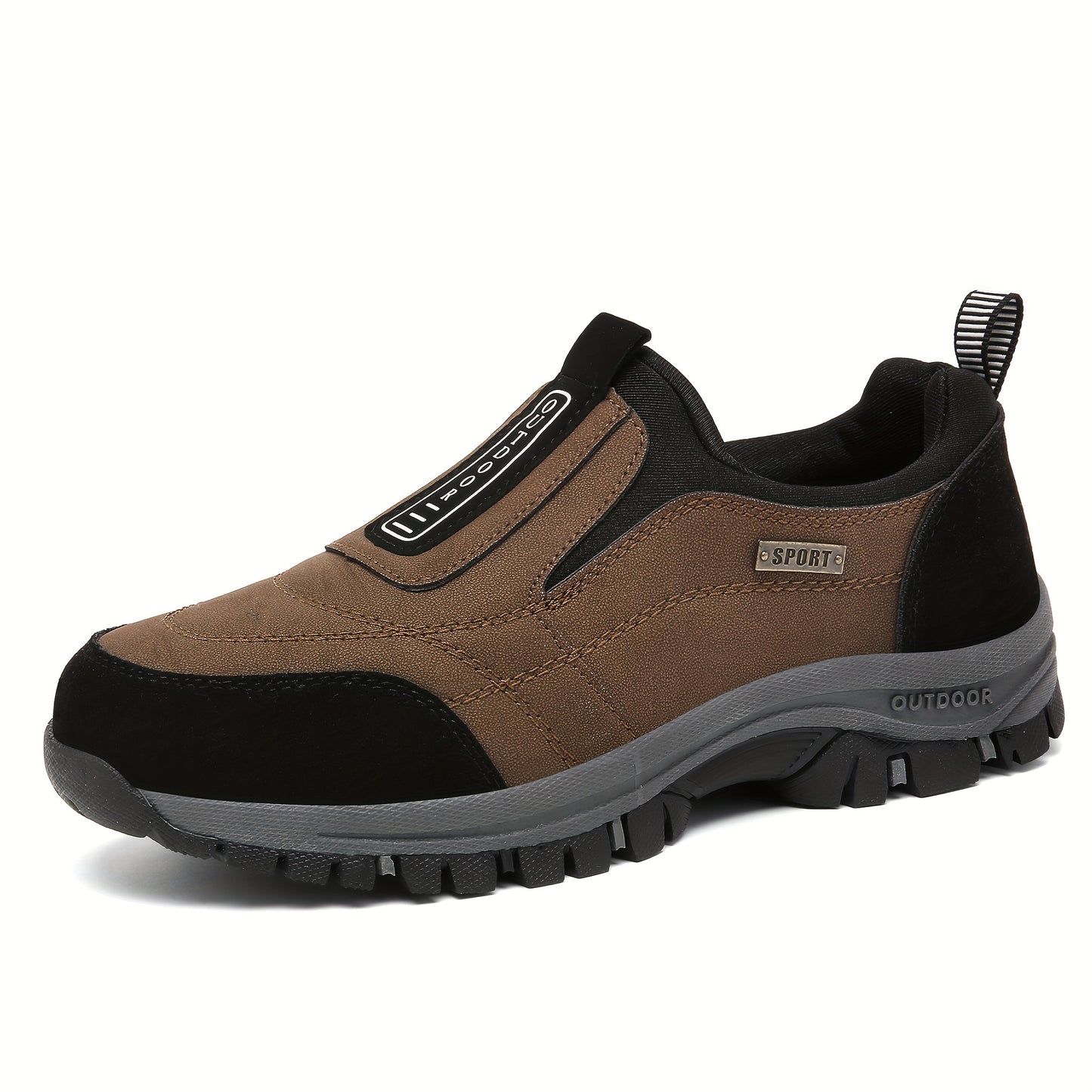 Herrskor för promenad | Slip-on modell med rund tå