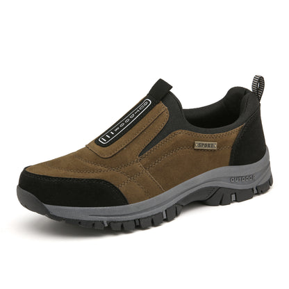 Herrskor för promenad | Slip-on modell med rund tå