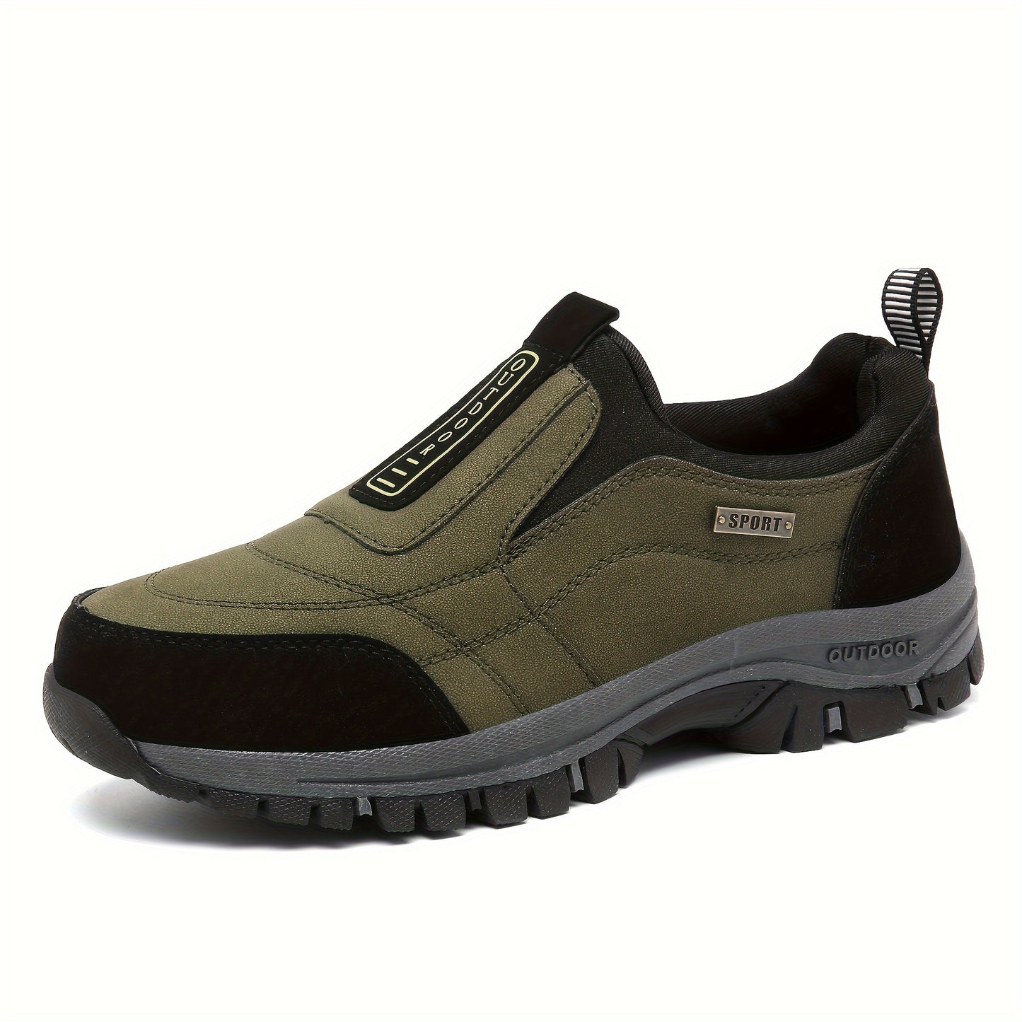 Herrskor för promenad | Slip-on modell med rund tå
