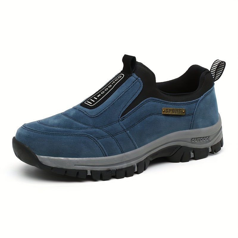 Herrskor för promenad | Slip-on modell med rund tå