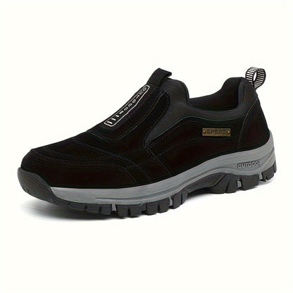 Herrskor för promenad | Slip-on modell med rund tå