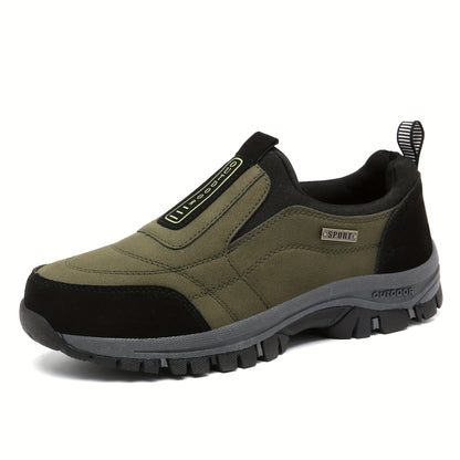 Herrskor för promenad | Slip-on modell med rund tå