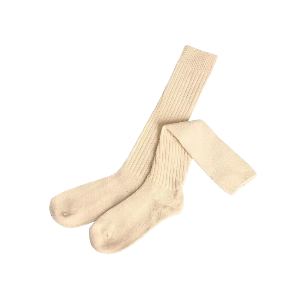 Knähöga vinterstrumpor för kvinnor