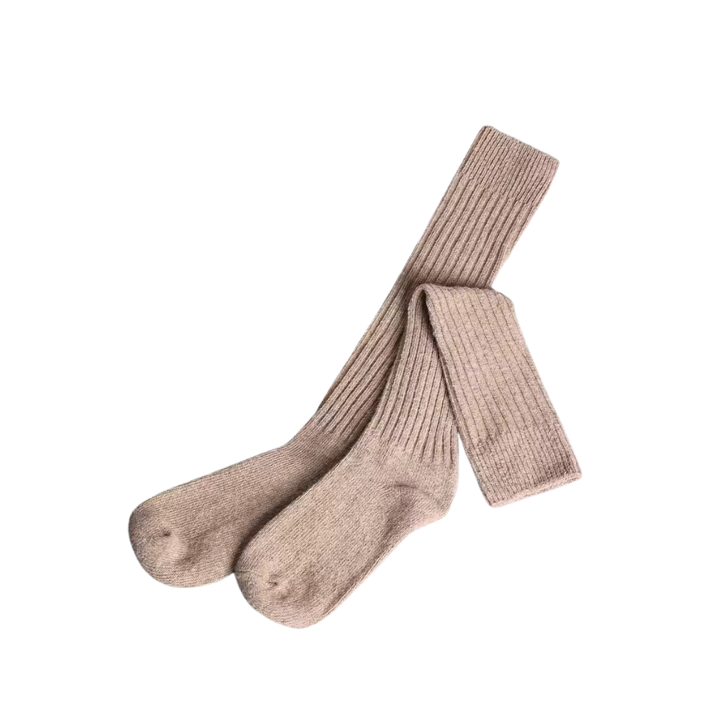 Knähöga vinterstrumpor för kvinnor